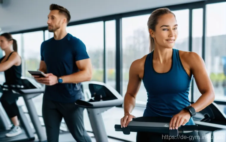 피트니스 경영사 시험 예상 문제 - **Prompt 1: Data-Driven Personalized Training in a Modern German Fitness Studio**
"A clean, brig...